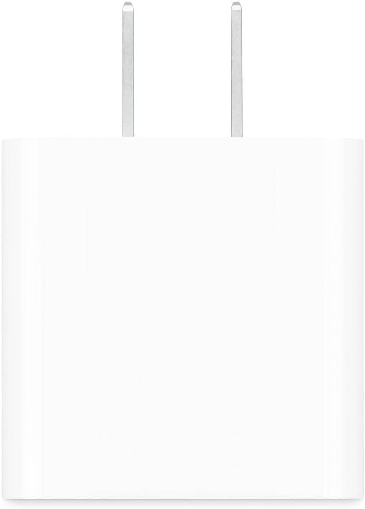 Apple 20W USB-C Power Adapter - iPhone Charger with Fast Charging Capability, Type C Wall Charger