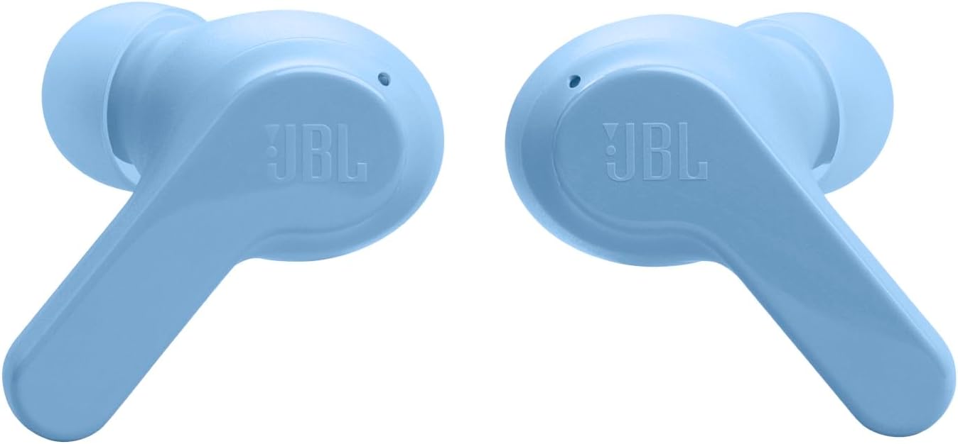 JBL Vibe Beam - True Wireless JBL Deep Bass Sound Earbuds, Bluetooth 5.2, Water & Dust Resistant, Hands-free call with VoiceAware, Up to 32 hours of battery life (Black)
