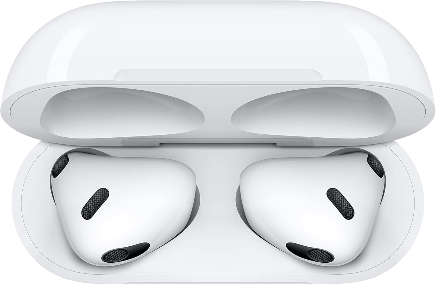 Apple AirPods (3rd Generation) Wireless Ear Buds, Bluetooth Headphones, Personalized Spatial Audio, Sweat and Water Resistant, Lightning Charging Case Included, Up to 30 Hours of Battery Life