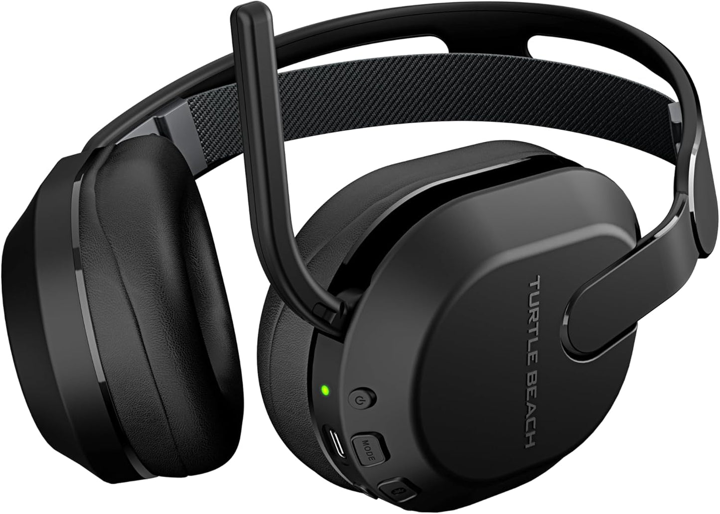 Turtle Beach Stealth 500 Wireless Amplified Gaming Headset for PS5, PS4, PC, & Mobile – 40-Hr Battery, Bluetooth, Memory Foam Cushions, Flip-to-Mute Mic, EQ Presets, Companion App – Black